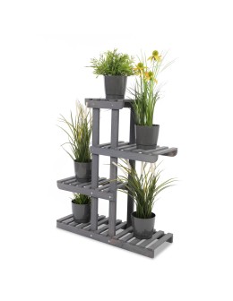 Regał na kwiaty drewniany stojak na doniczki kwietnik na rośliny SOLIDNY - product 2