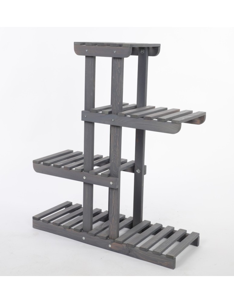 Kwietniki - Regał na kwiaty drewniany stojak na doniczki kwietnik na rośliny SOLIDNY - product b2b.wamar.biz 3