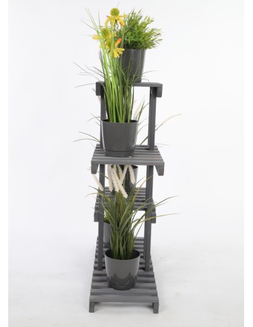 Kwietniki - Regał na kwiaty drewniany stojak na doniczki kwietnik na rośliny SOLIDNY - product 5