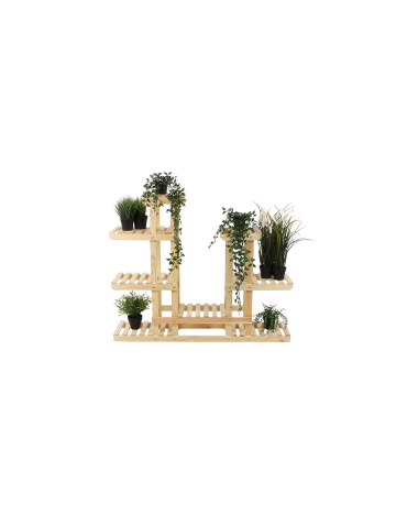Stojący kwietnik drewniany na ROŚLINY regał stojak kaskadowy WYSOKI POJEMNY - product 2
