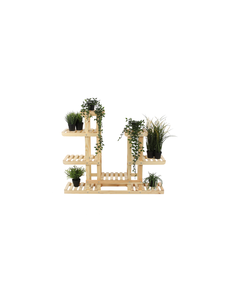 Kwietniki - Stojący kwietnik drewniany na ROŚLINY regał stojak kaskadowy WYSOKI POJEMNY - product b2b.wamar.biz 2
