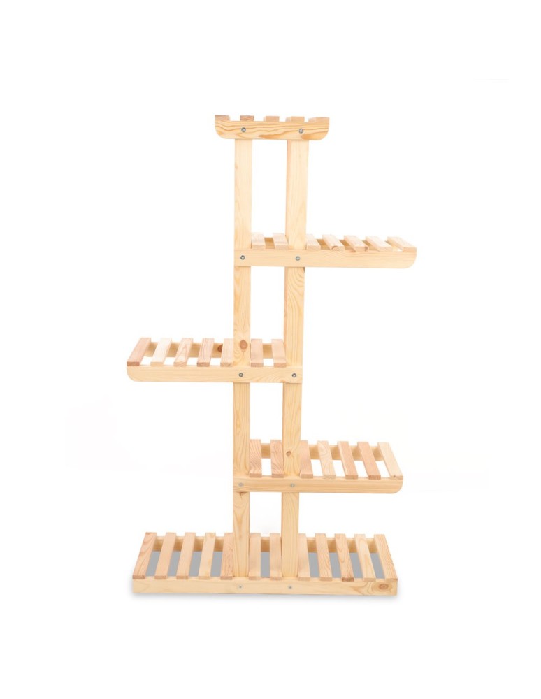 Kwietniki - Drewniany stojak na kwiaty kwietnik regał na doniczki DUŻY WYTRZYMAŁY EKO - product b2b.wamar.biz 5