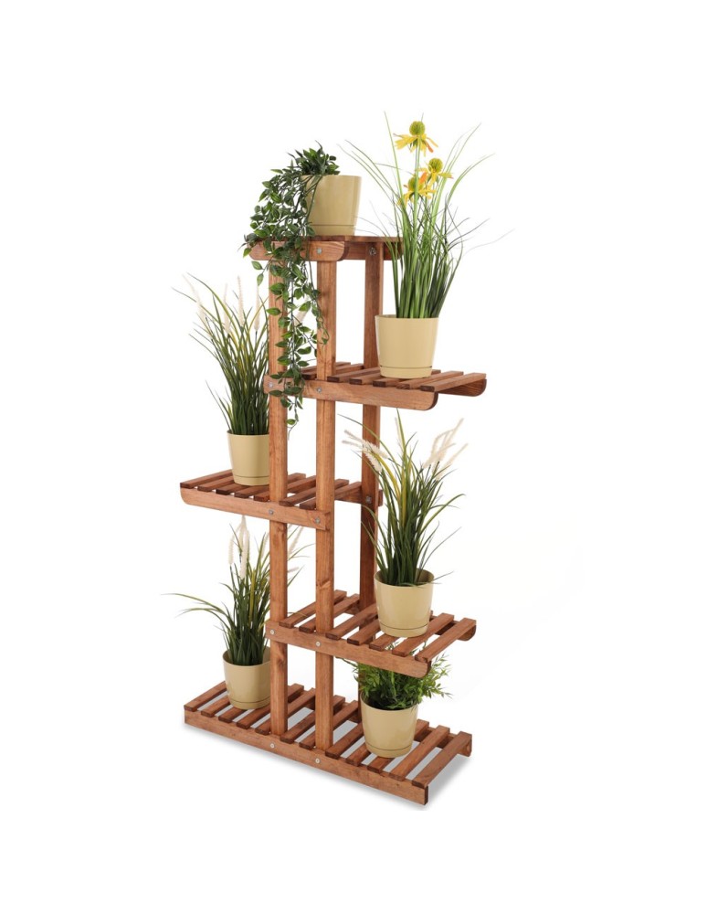 Kwietniki - Drewniany stojak na kwiaty kwietnik regał na doniczki sosnowy stojak EKO - product b2b.wamar.biz 2