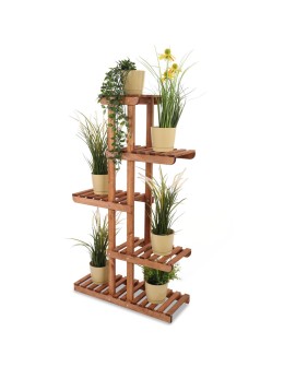 Drewniany stojak na kwiaty kwietnik regał na doniczki sosnowy stojak EKO - product 2