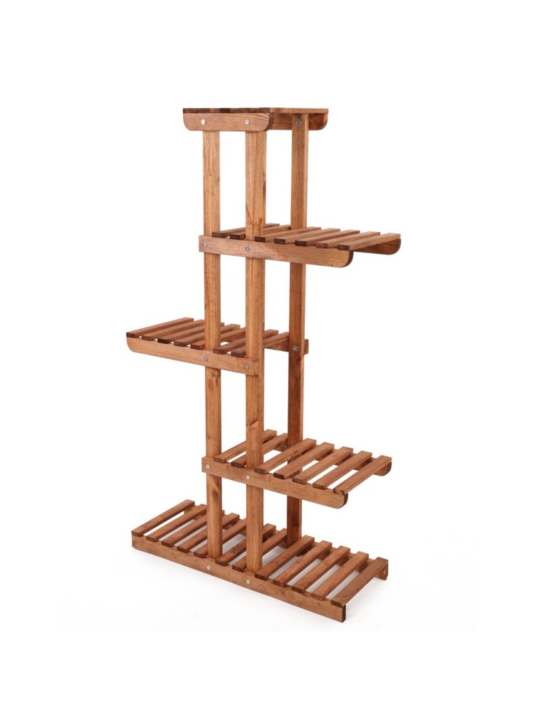 Kwietniki - Drewniany stojak na kwiaty kwietnik regał na doniczki sosnowy stojak EKO - product b2b.wamar.biz 4