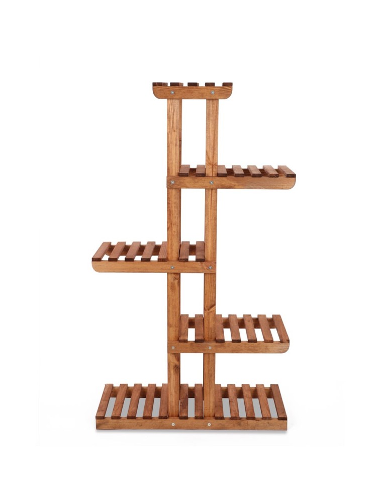 Kwietniki - Drewniany stojak na kwiaty kwietnik regał na doniczki sosnowy stojak EKO - product b2b.wamar.biz 5