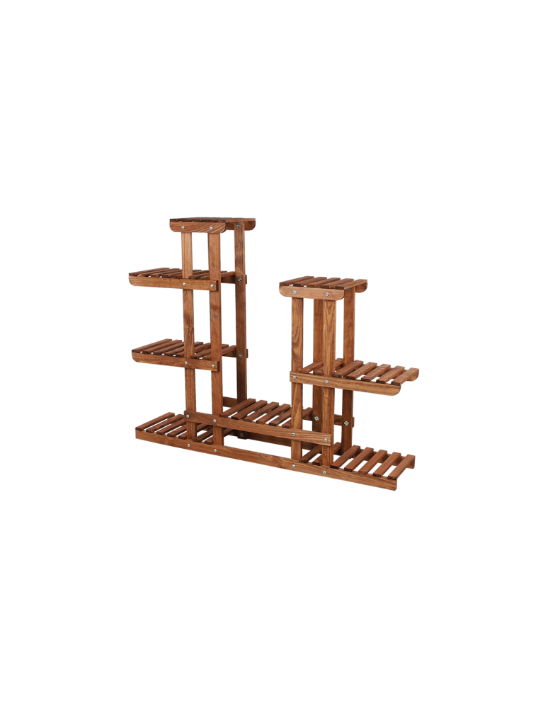 Kwietniki - Stojący kwietnik drewniany na KWIATY regał stojak kaskadowy WYSOKI POJEMNY - product b2b.wamar.biz 3