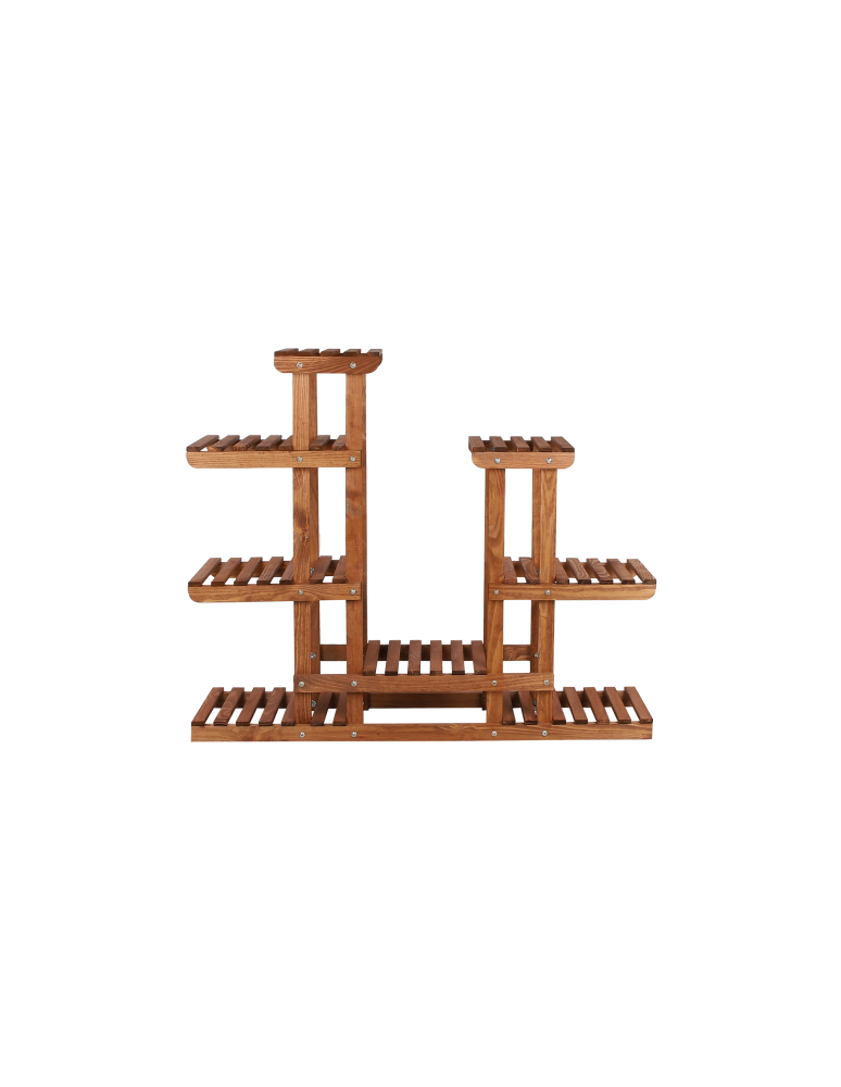 Kwietniki - Stojący kwietnik drewniany na KWIATY regał stojak kaskadowy WYSOKI POJEMNY - product b2b.wamar.biz 4