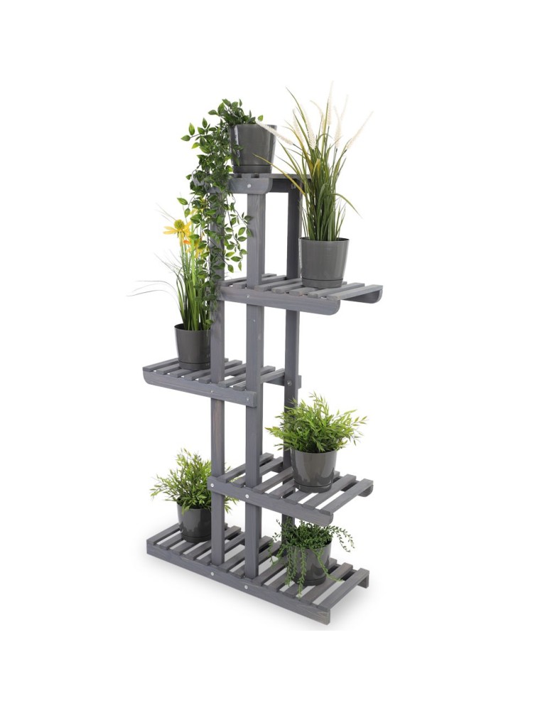 Kwietniki - Drewniany stojak na kwiaty kwietnik regał na doniczki sosnowy stojak DUŻY - product b2b.wamar.biz 2