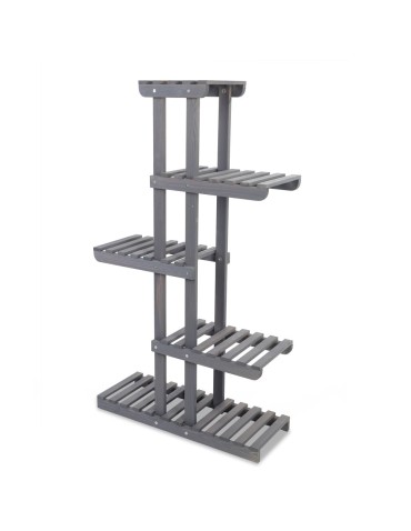 Kwietniki - Drewniany stojak na kwiaty kwietnik regał na doniczki sosnowy stojak DUŻY - product 4