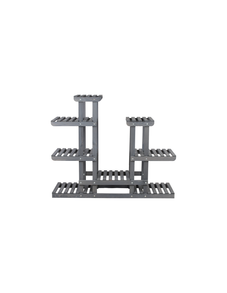 Kwietniki - Stojący kwietnik drewniany na KWIATY regał stojak kaskadowy WYTRZYMAŁY - product b2b.wamar.biz 3