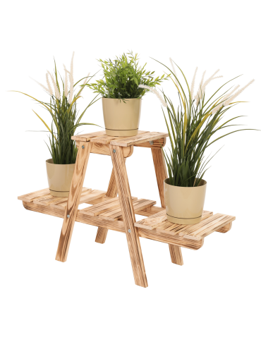 Kwietnik na doniczki drewniany stojący regał na kwiaty stojak na rośliny