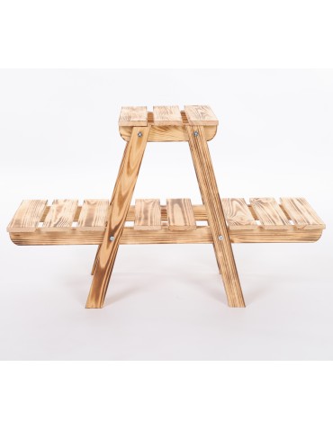 Kwietniki - Kwietnik na doniczki drewniany stojący regał na kwiaty stojak na rośliny - product 4