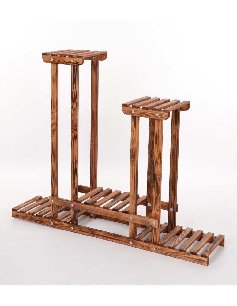 Kwietniki - Stojący kwietnik drewniany na kwiaty regał stojak wielopoziomowy SOLIDNY - product b2b.wamar.biz 3