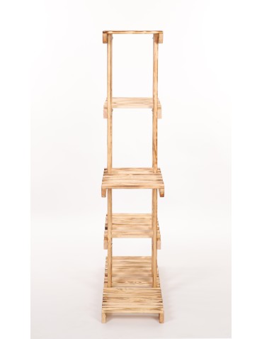 Kwietniki - Drewniany stojak na kwiaty kwietnik regał na doniczki sosnowy stojak EKO - product 5