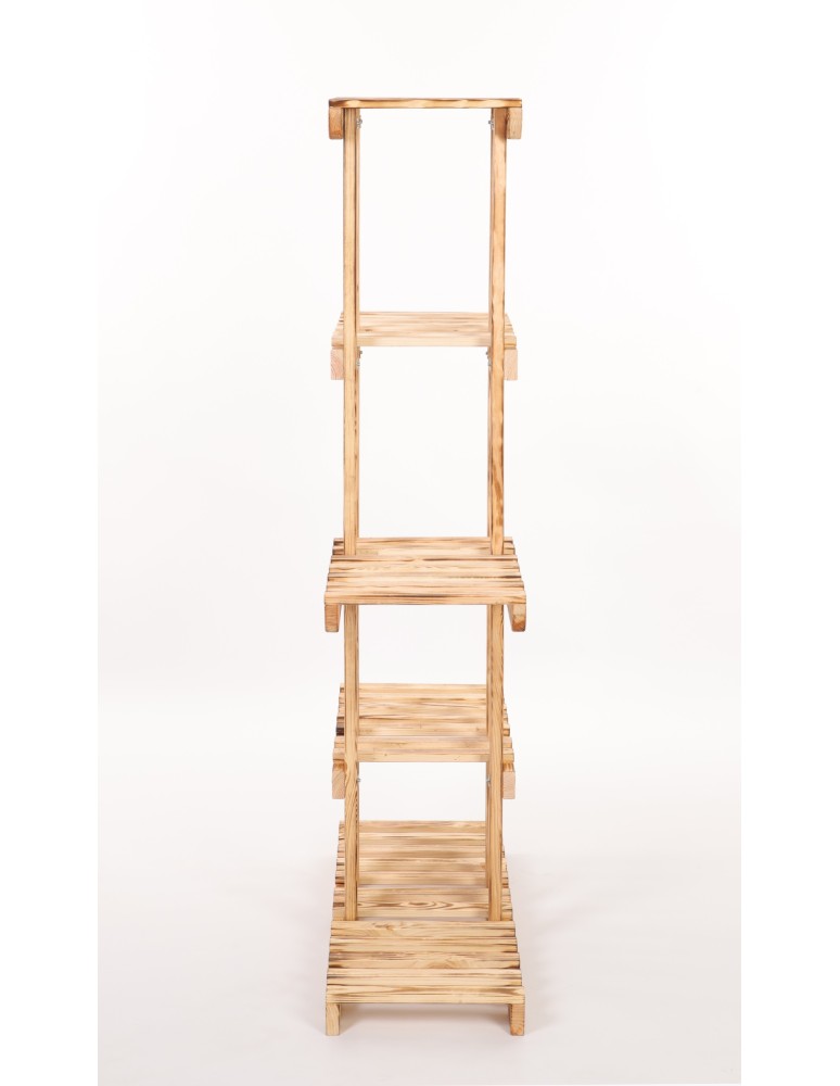 Kwietniki - Drewniany stojak na kwiaty kwietnik regał na doniczki sosnowy stojak EKO - product b2b.wamar.biz 5