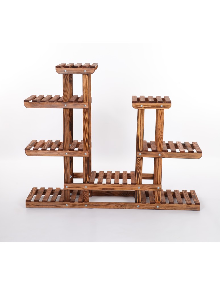 Kwietniki - Stojący kwietnik drewniany na ROŚLINY regał stojak kaskadowy WYSOKI POJEMNY - product b2b.wamar.biz 4