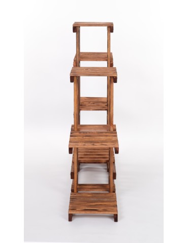 Kwietniki - Stojący kwietnik drewniany na ROŚLINY regał stojak kaskadowy WYSOKI POJEMNY - product 5