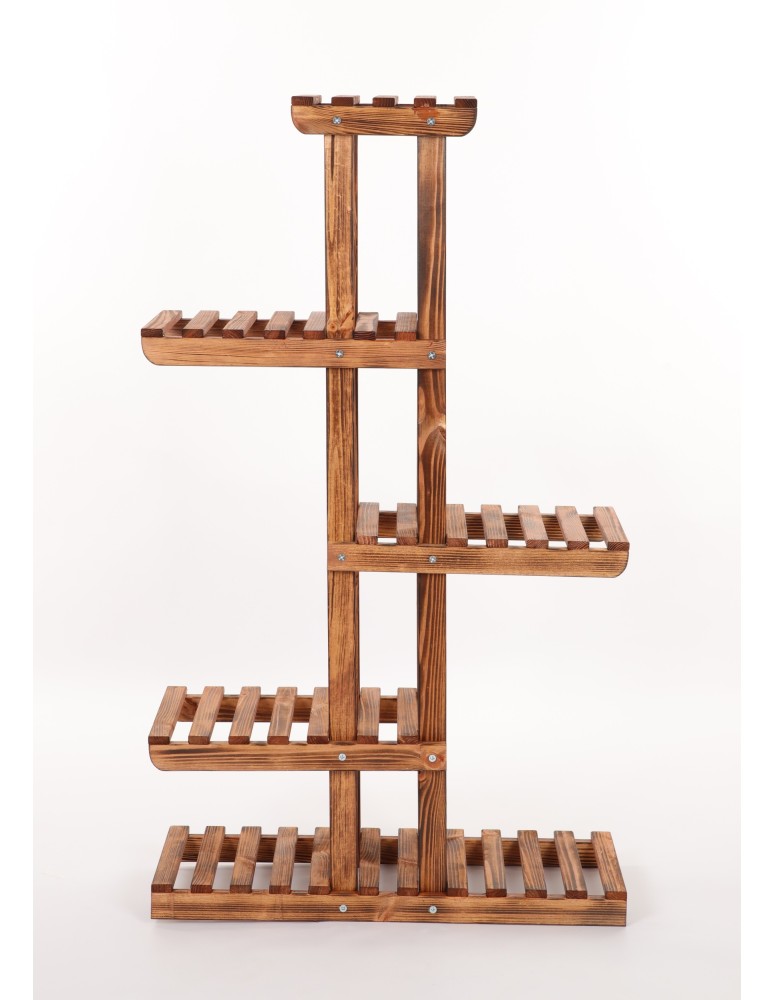 Kwietniki - Kwietnik stojak na kwiaty doniczki drewniany regał na rośliny 6 półek EKO - product b2b.wamar.biz 4