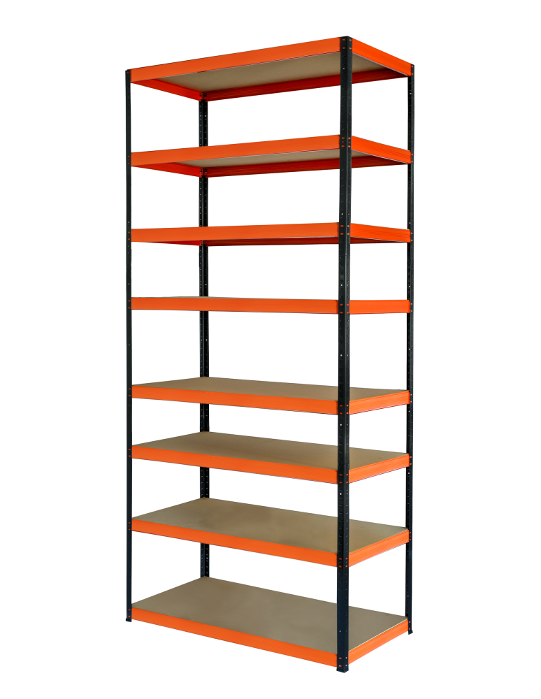 Regały z metalu kolorowe - Regał metalowy magazynowy stojak HELIOS 270x120x50cm 8Px275kg  WYSOKI - produkt b2b.wamar.biz 2