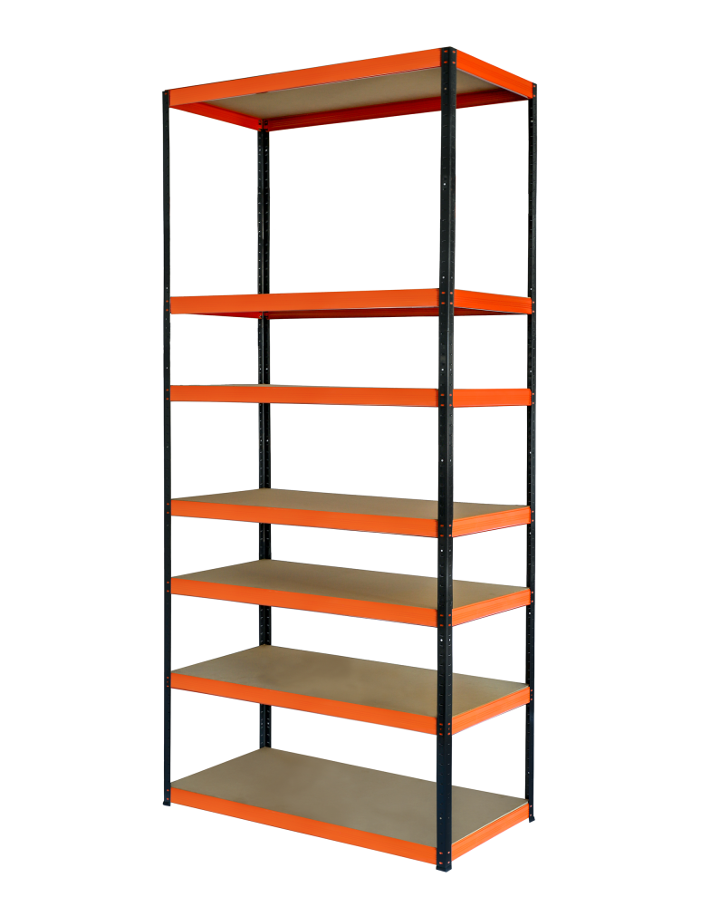 Regały z metalu kolorowe - Regał metalowy magazynowy stojak HELIOS 270x100x60cm 7Px275kg  WYSOKI - produkt b2b.wamar.biz 2