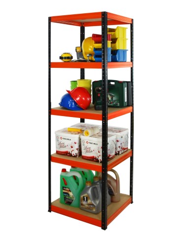 Regał metalowy magazynowy stojak HELIOS 213x30x30cm  5Px175kg 300TYS KOMB - product 2