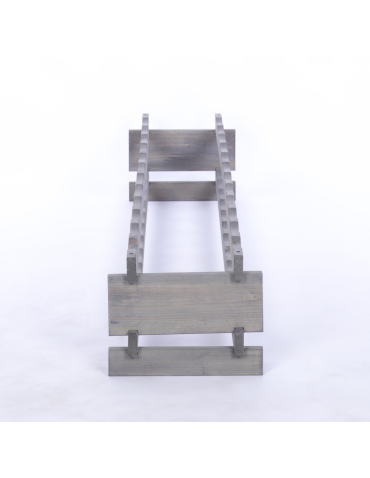 Modułowe stojaki do butelek RW11 - Stojak na wino regał modułowy na butelki 2x12 but SZEROKI BEZ NARZĘDZI - product 5