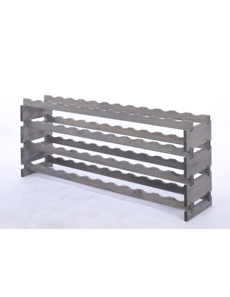 Modułowe stojaki do butelek RW11 - Stojak na wino regał modułowy na butelki 4x12 but SZEROKI BEZ NARZĘDZI - product b2b.wamar.biz 3