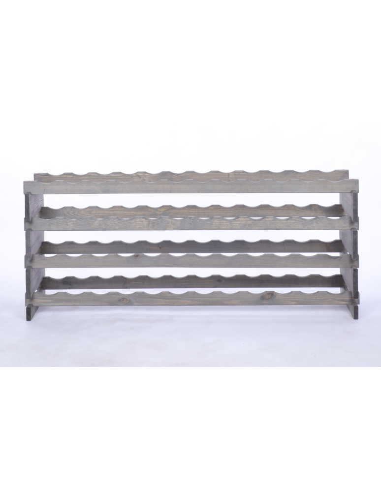 Modułowe stojaki do butelek RW11 - Stojak na wino regał modułowy na butelki 4x12 but SZEROKI BEZ NARZĘDZI - product b2b.wamar.biz 4