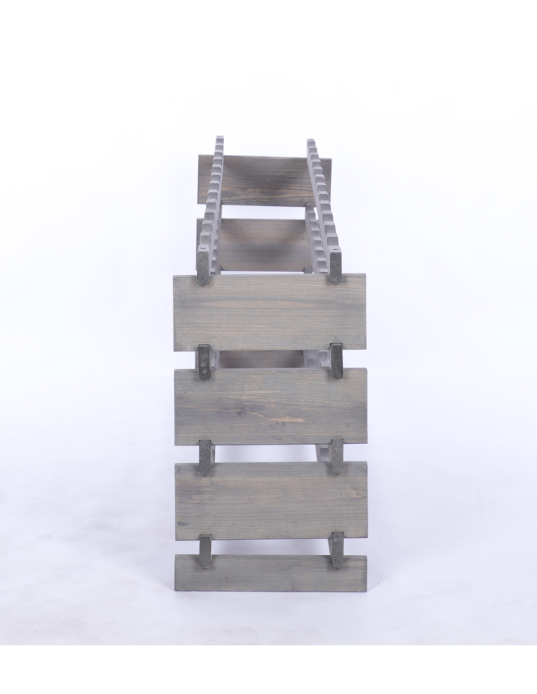 Modułowe stojaki do butelek RW11 - Stojak na wino regał modułowy na butelki 4x12 but SZEROKI BEZ NARZĘDZI - product b2b.wamar.biz 5