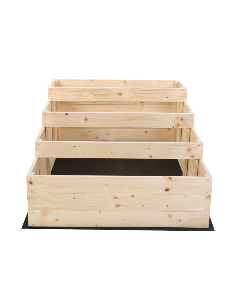 Grządki kaskadowe - Skrzynia na warzywa warzywnik drewniana 54x90x120 GRATISY WYSOKA ECO - product b2b.wamar.biz 4