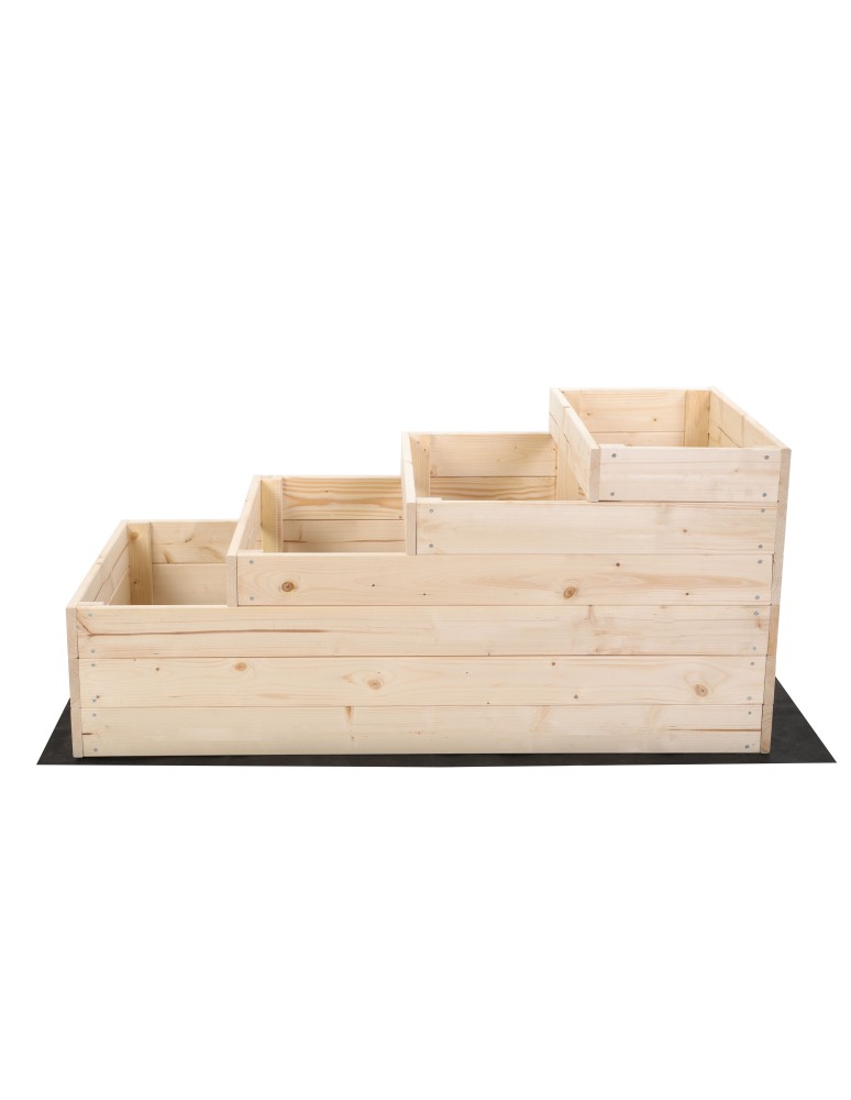 Grządki kaskadowe - Skrzynia na warzywa warzywnik drewniana 54x60x120 GRATISY WYSOKA ECO - produkt b2b.wamar.biz 5