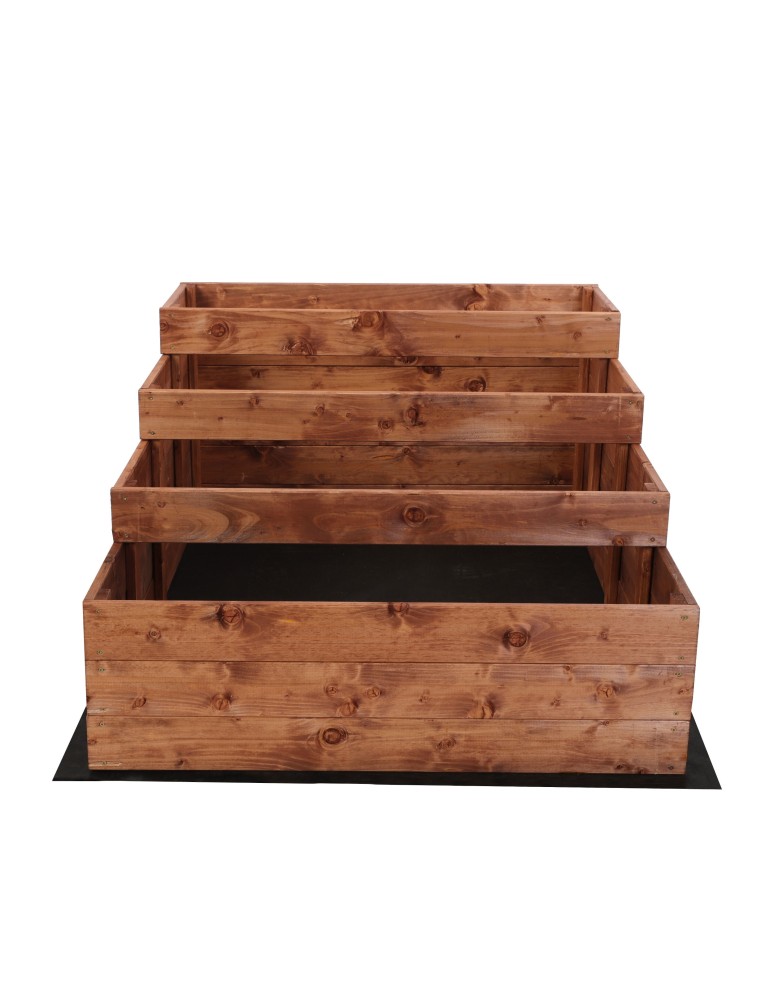 Grządki kaskadowe - Skrzynia na warzywa warzywnik IMPREGNOWANY 54x90x120 GRATISY WYSOKA ECO - product b2b.wamar.biz 4