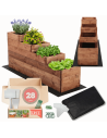 Skrzynia na warzywa warzywnik IMPREGNOWANY 54x30x120 GRATISY WYSOKA ECO
