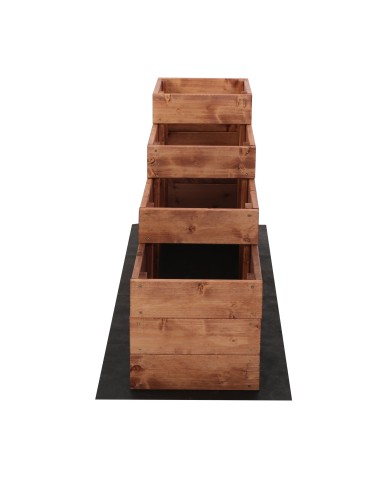 Grządki kaskadowe - Skrzynia na warzywa warzywnik IMPREGNOWANY 54x30x120 GRATISY WYSOKA ECO - product 4