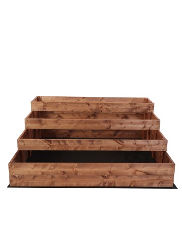 Grządki kaskadowe - Skrzynie na warzywa warzywniak donica IMPREGNOWANY 45x120x120 GRATISY EKO - product 4