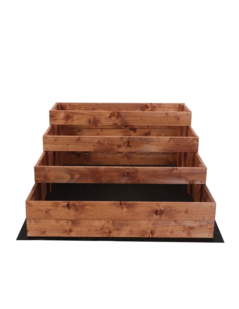 Grządki kaskadowe - Skrzynie na warzywa warzywniak donica IMPREGNOWANY 45x90x120 GRATISY EKO - product b2b.wamar.biz 4