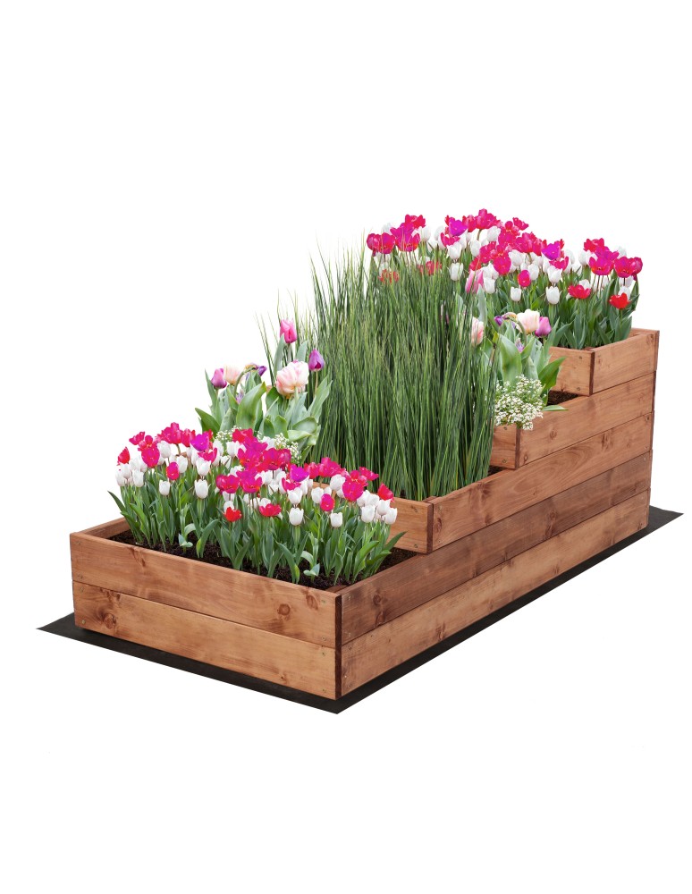 Grządki kaskadowe - Skrzynie na warzywa warzywniak donica IMPREGNOWANY 45x60x120 GRATISY EKO - product b2b.wamar.biz 2