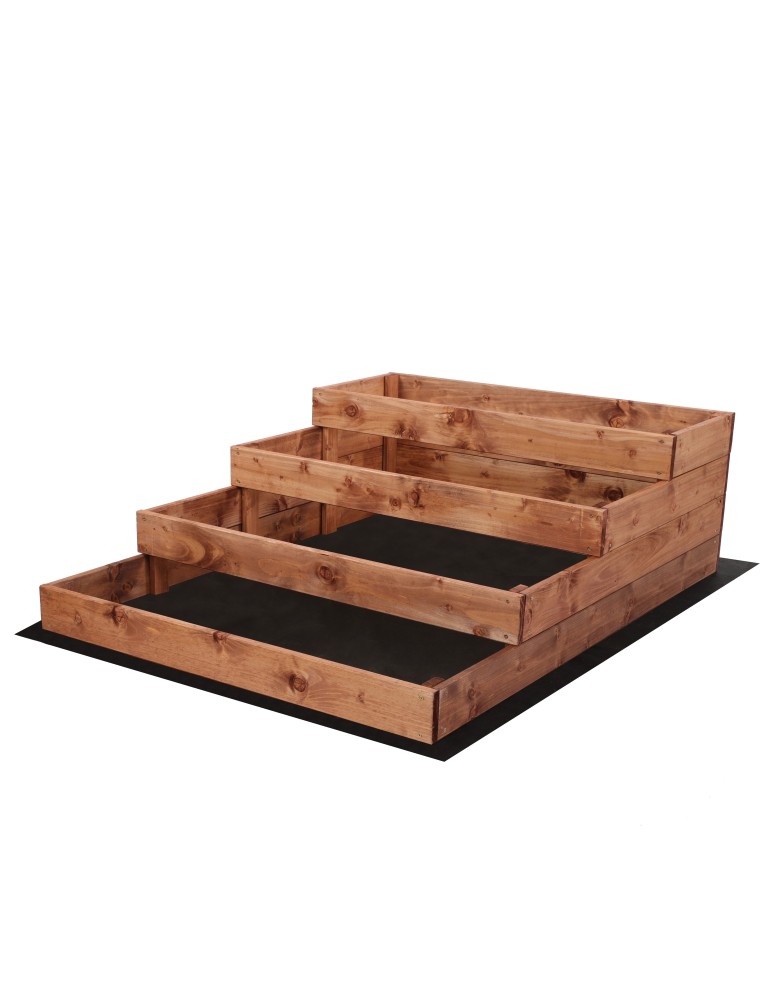 Grządki kaskadowe - Skrzynia na warzywa warzywniak grządka IMPREGNOWANY 36x90x120 GRATISY EKO - product b2b.wamar.biz 3