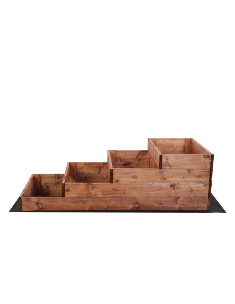 Grządki kaskadowe - Skrzynia na warzywa warzywniak grządka IMPREGNOWANY 36x60x120 GRATISY EKO - product b2b.wamar.biz 4