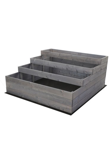 Grządki kaskadowe - Skrzynia na warzywa warzywnik IMPREGNOWANY 54x120x120 GRATISY WYSOKA ECO - product 3