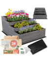 Skrzynia na warzywa warzywnik IMPREGNOWANY 54x90x120 GRATISY WYSOKA ECO