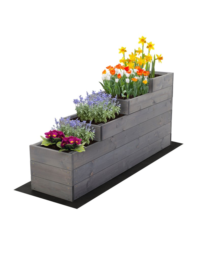 Grządki kaskadowe - Skrzynia na warzywa warzywnik IMPREGNOWANY 54x30x120 GRATISY WYSOKA ECO - product b2b.wamar.biz 2