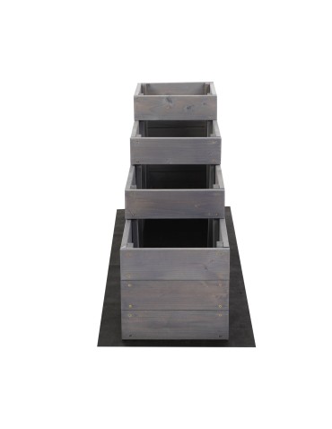 Grządki kaskadowe - Skrzynia na warzywa warzywnik IMPREGNOWANY 54x30x120 GRATISY WYSOKA ECO - product 4