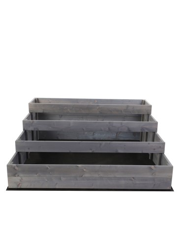 Grządki kaskadowe - Skrzynie na warzywa warzywniak donica IMPREGNOWANY 45x120x120 GRATISY EKO - product 5