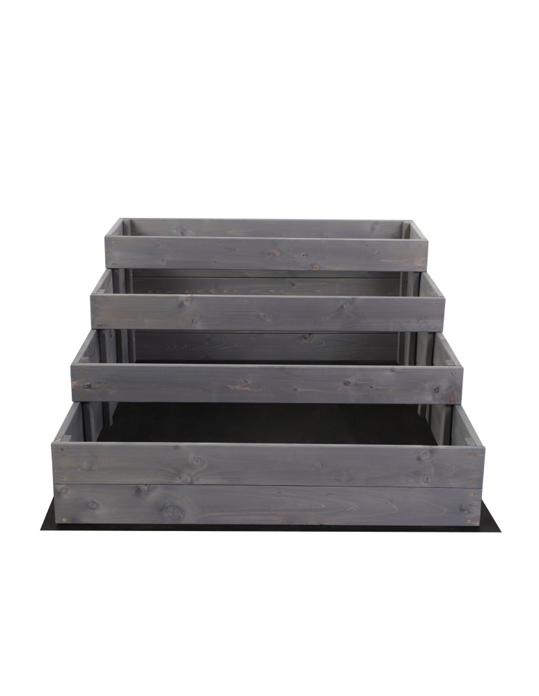 Grządki kaskadowe - Skrzynie na warzywa warzywniak donica IMPREGNOWANY 45x90x120 GRATISY EKO - product b2b.wamar.biz 4