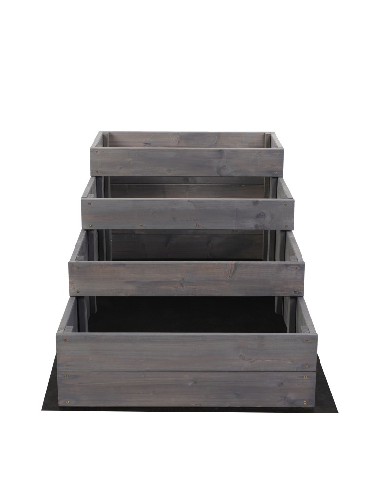 Grządki kaskadowe - Skrzynie na warzywa warzywniak donica IMPREGNOWANY 45x60x120 GRATISY EKO - product b2b.wamar.biz 4