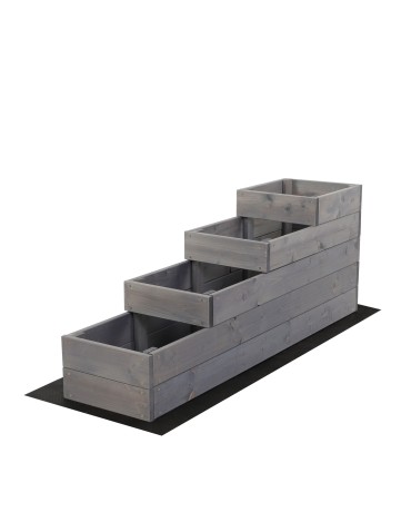 Grządki kaskadowe - Skrzynie na warzywa warzywniak donica IMPREGNOWANY 45x30x120 GRATISY EKO - product 3