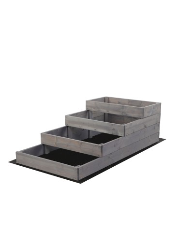 Grządki kaskadowe - Skrzynia na warzywa warzywniak grządka IMPREGNOWANY 36x60x120 GRATISY EKO - product 3