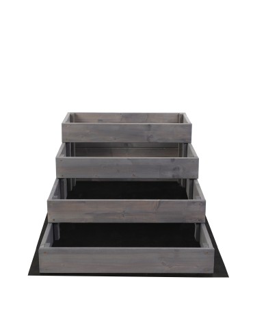 Grządki kaskadowe - Skrzynia na warzywa warzywniak grządka IMPREGNOWANY 36x60x120 GRATISY EKO - product 5